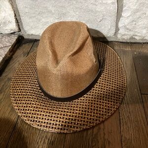 Tonpsom Stylish Brown Woven Hat